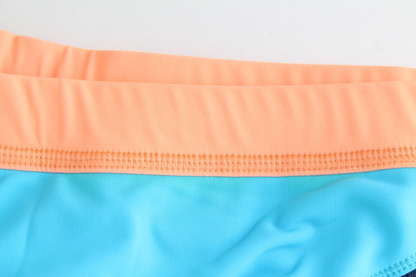 SWEATY BETTY Dive In Women Swimwear L Blue Stretch Low Rise Bikini Bottom