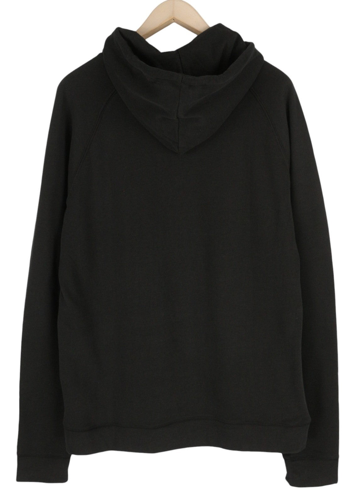 TOMMY HILFIGER OH Men Hoodie M Pull On Black Front Logo Pyjama Top Sleepwear