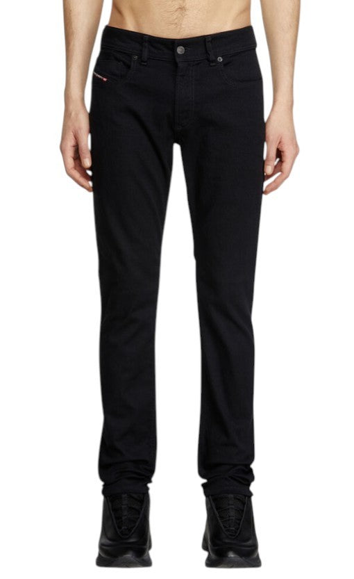 DIESEL 1979 Sleenker 09C51 Men Jeans W30/L32 Black Skinny Fit Zip Fly