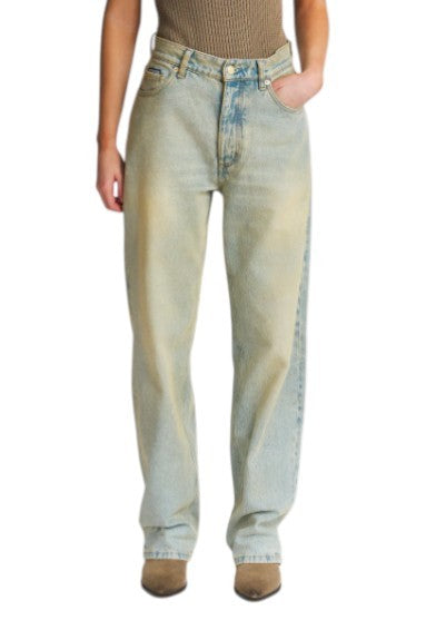 EYTYS Benz Bronze Baggy Fit Men Jeans W31/L32 Blue Faded Aged Unisex RRP370