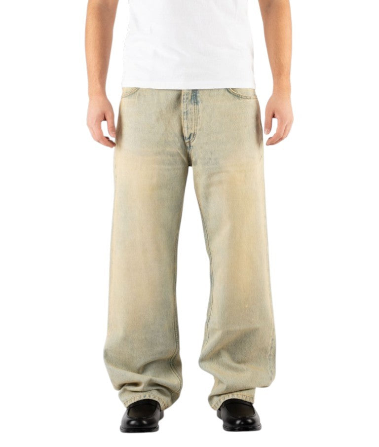 EYTYS Benz Bronze Baggy Fit Women Jeans W29/L32 Blue Faded Aged Unisex RRP370