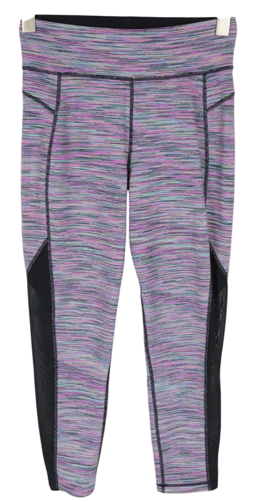 SWEATY BETTY Women Sport Leggings ~W25 Purple Mesh Insert Gym Activewear