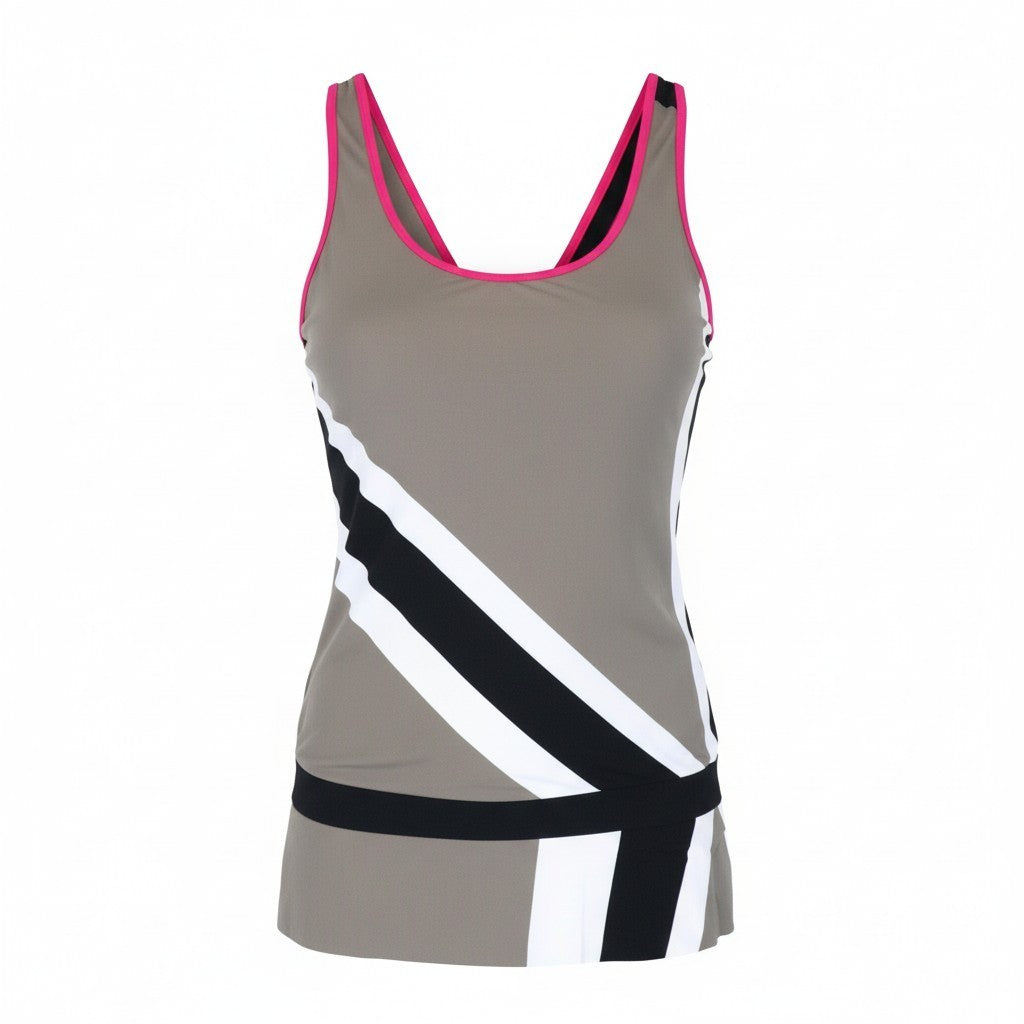 SWEATY BETTY Race Overvest Women Top XS Grey Stretch Running Sleeveless