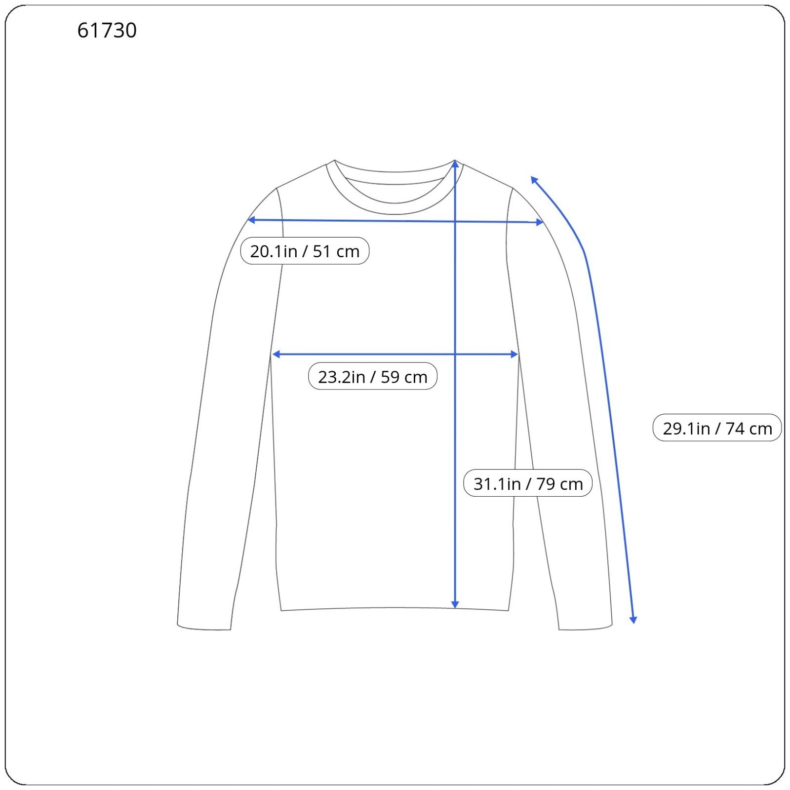 SCOTCH & SODA Ams Couture Men Sweatshirt XL Grey Blue Pattern Pure Cotton