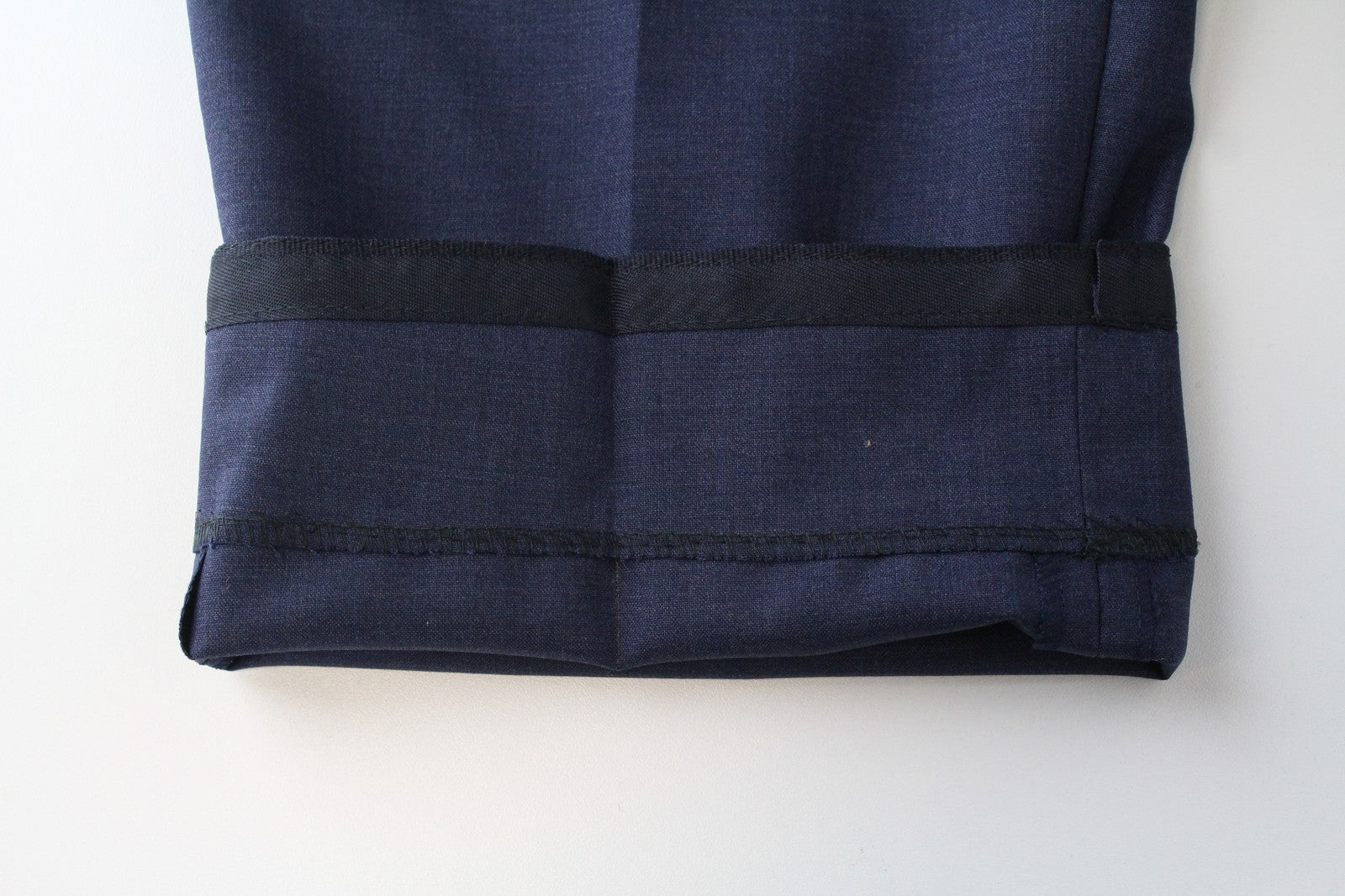 SUITSUPPLY Brescia Men Trousers UK42R Blue Pure Wool Lined Classic Pleat Front