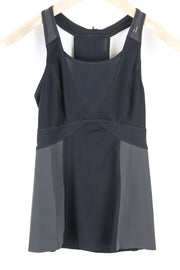 SWEATY BETTY Speedwork Run Tank Women Top 2XS Black Stretch Racerback