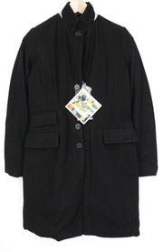 TUCANO URBANO New Carmen moteriškas paltas IT40 juodas vilnos mišinio kvėpuojantis 