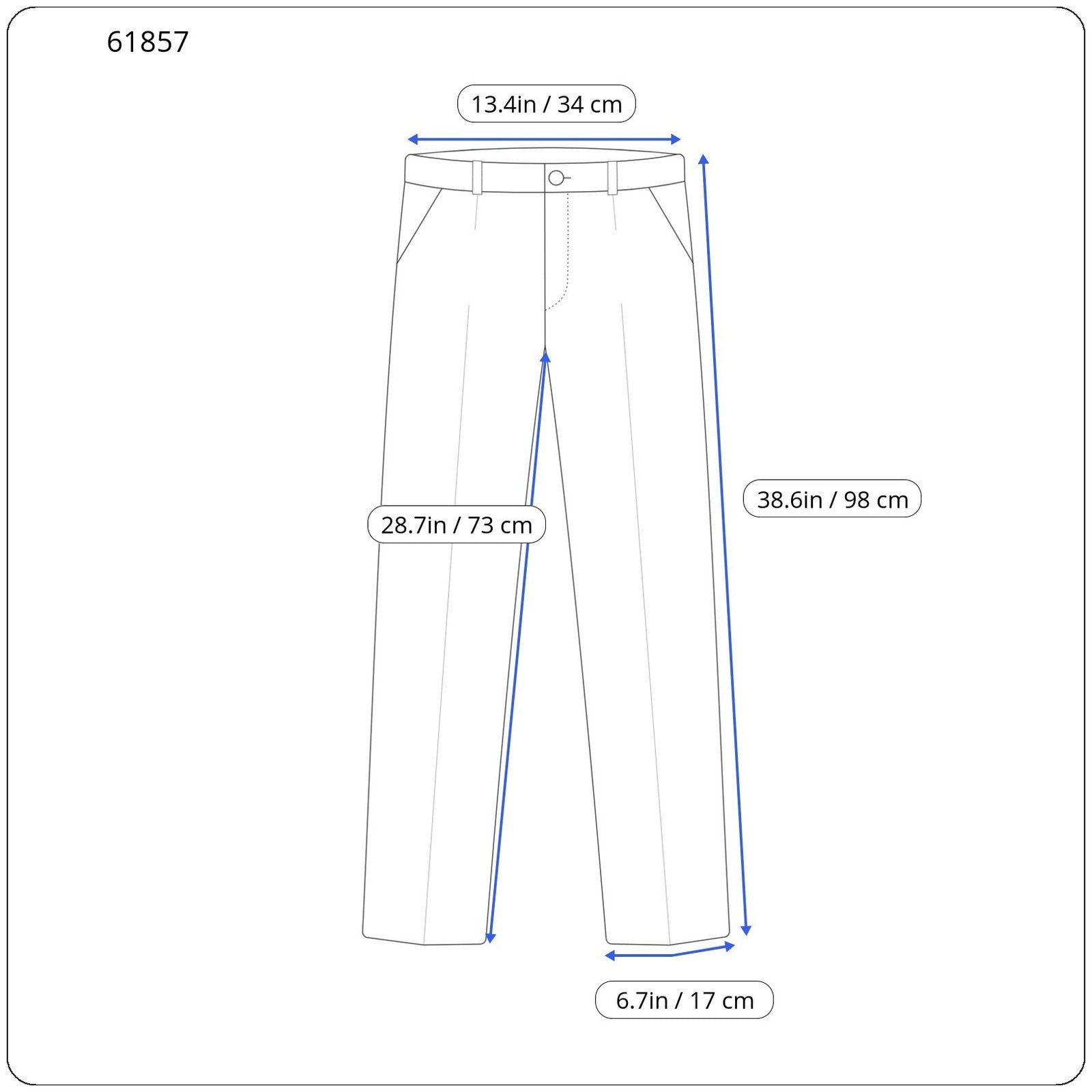 DENHAM Preston Men Trousers S Dark Grey Classic Flat-Front Tapered Fit Zippered