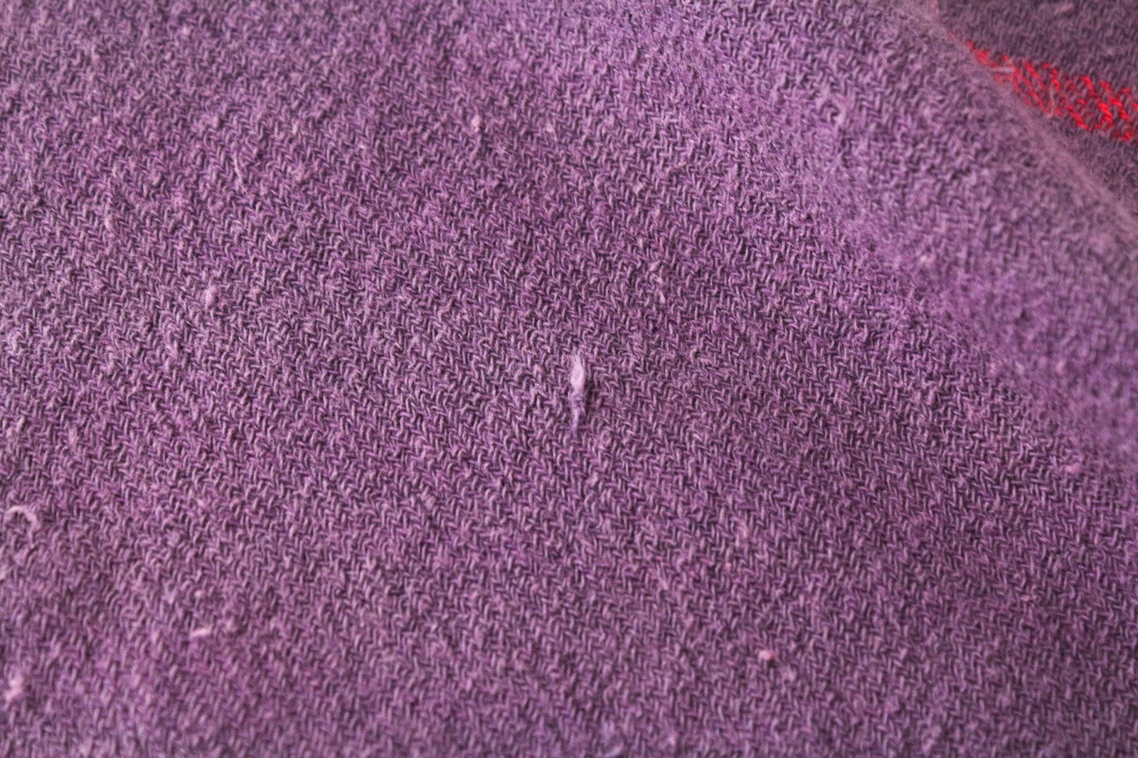 MAISON SCOTCH moteriškas šalikas OS violetinis tartano megztas languotas ruoželinis apdangalas su kutais 