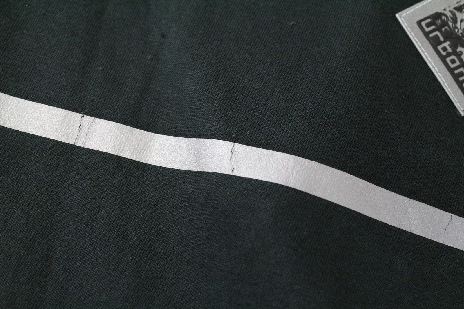 TUCANO URBANO T-TU moteriški marškinėliai su atšvaitais, juodi, V formos iškirpte, grynos medvilnės, S dydžio. 