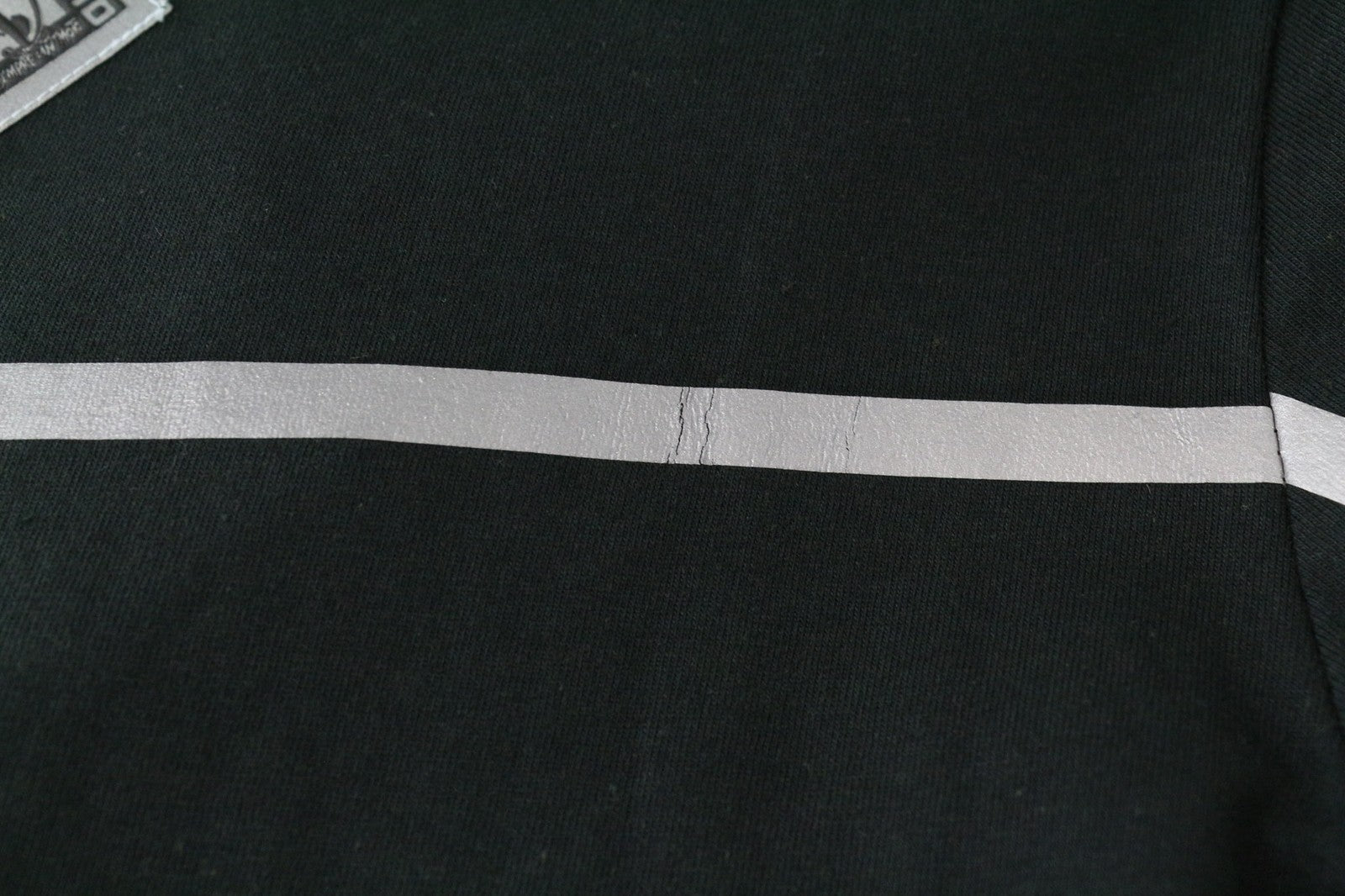 TUCANO URBANO T-TU moteriški marškinėliai su atšvaitu, juodi, su V formos iškirpte, S dydžio. 