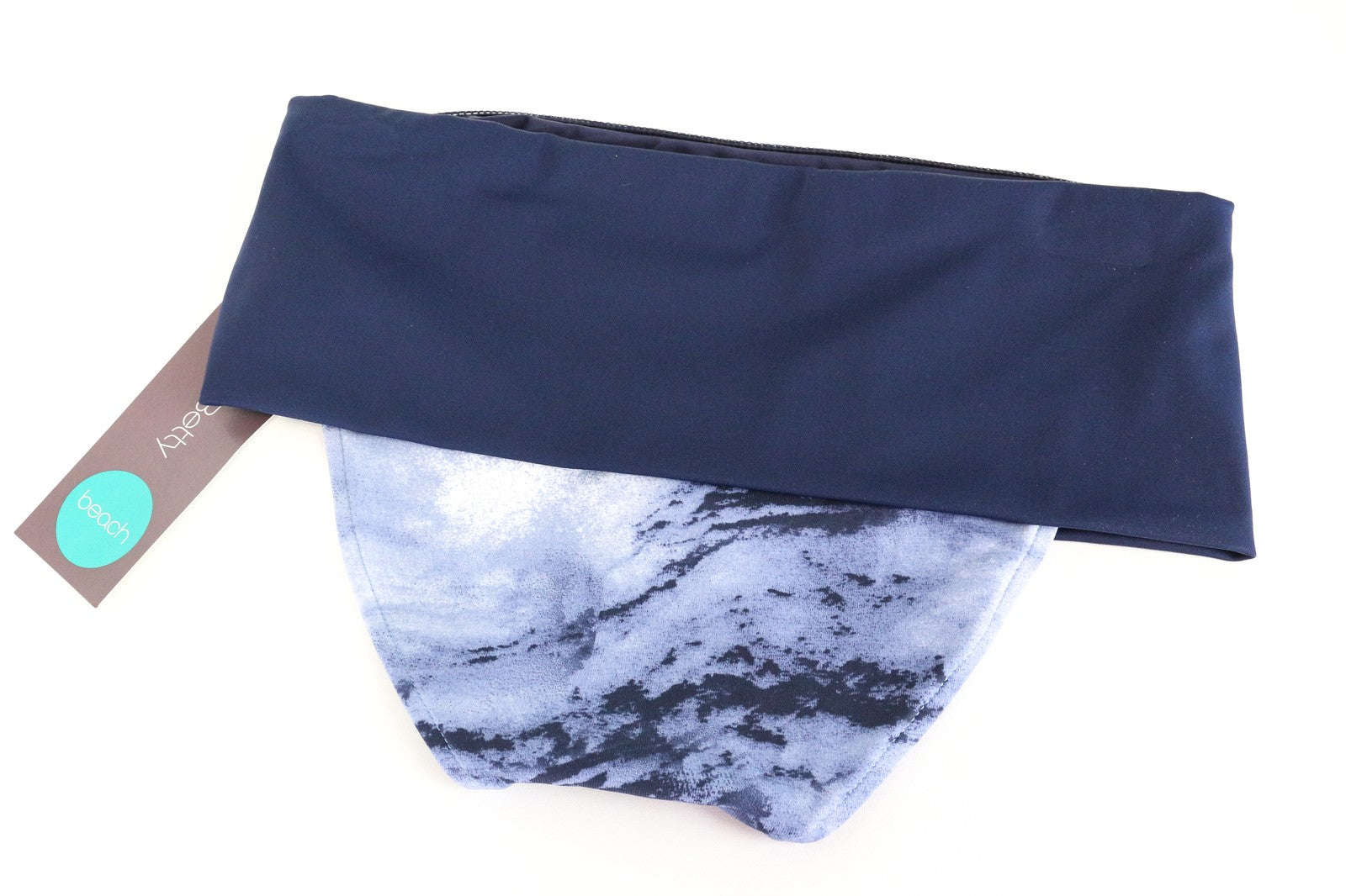 SWEATY BETTY Savasana S Bikini Pant Printed Stretch Blue Swimwear Women`S Summer