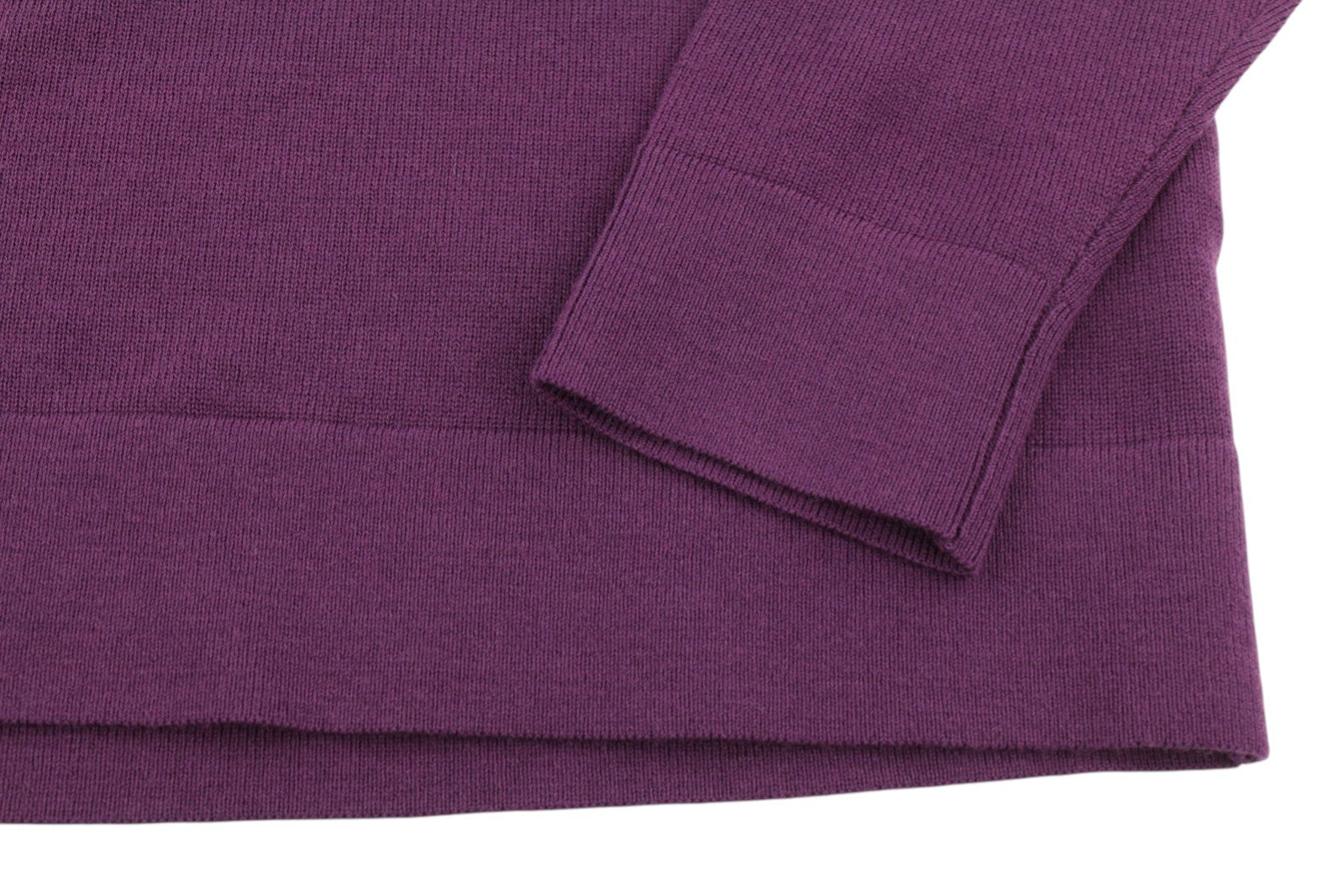 CALVIN KLEIN Merino Turtle Neck Men Jumper L Purple Knitted Pull On RRP129