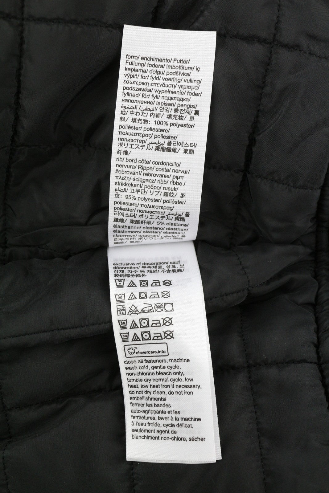 CALVIN KLEIN Men Jacket M Black Logo Print Insulated Loose Fit Bomber RR149