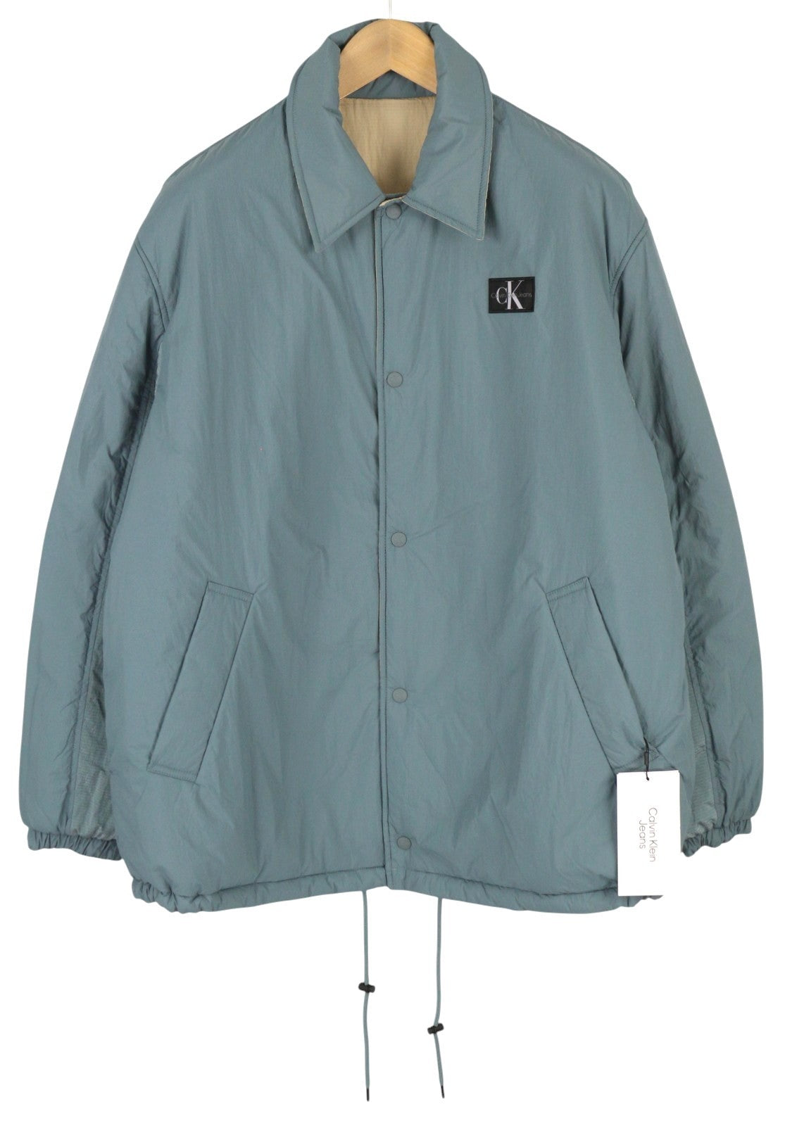 CALVIN KLEIN Reversible Skater Men Jacket S Unisex Oversized Loose Fit RRP279