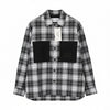 Black Cotton Button-Up