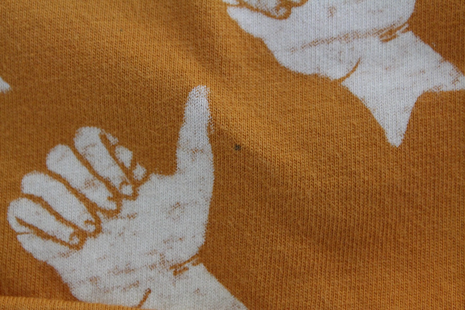 SCOTCH & SODA Ams Blauw Men T-Shirt S Orange Pure Cotton Short Sleeve Patterned