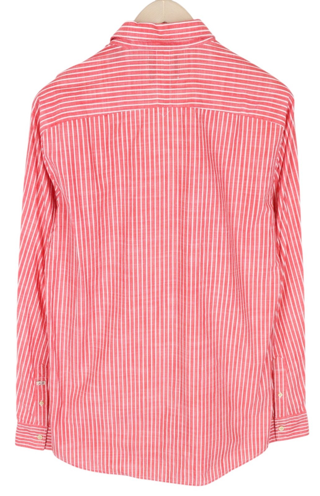 SCOTCH & SODA Ams Blauw Men Shirt M Red Striped Long Sleeved Button-Up
