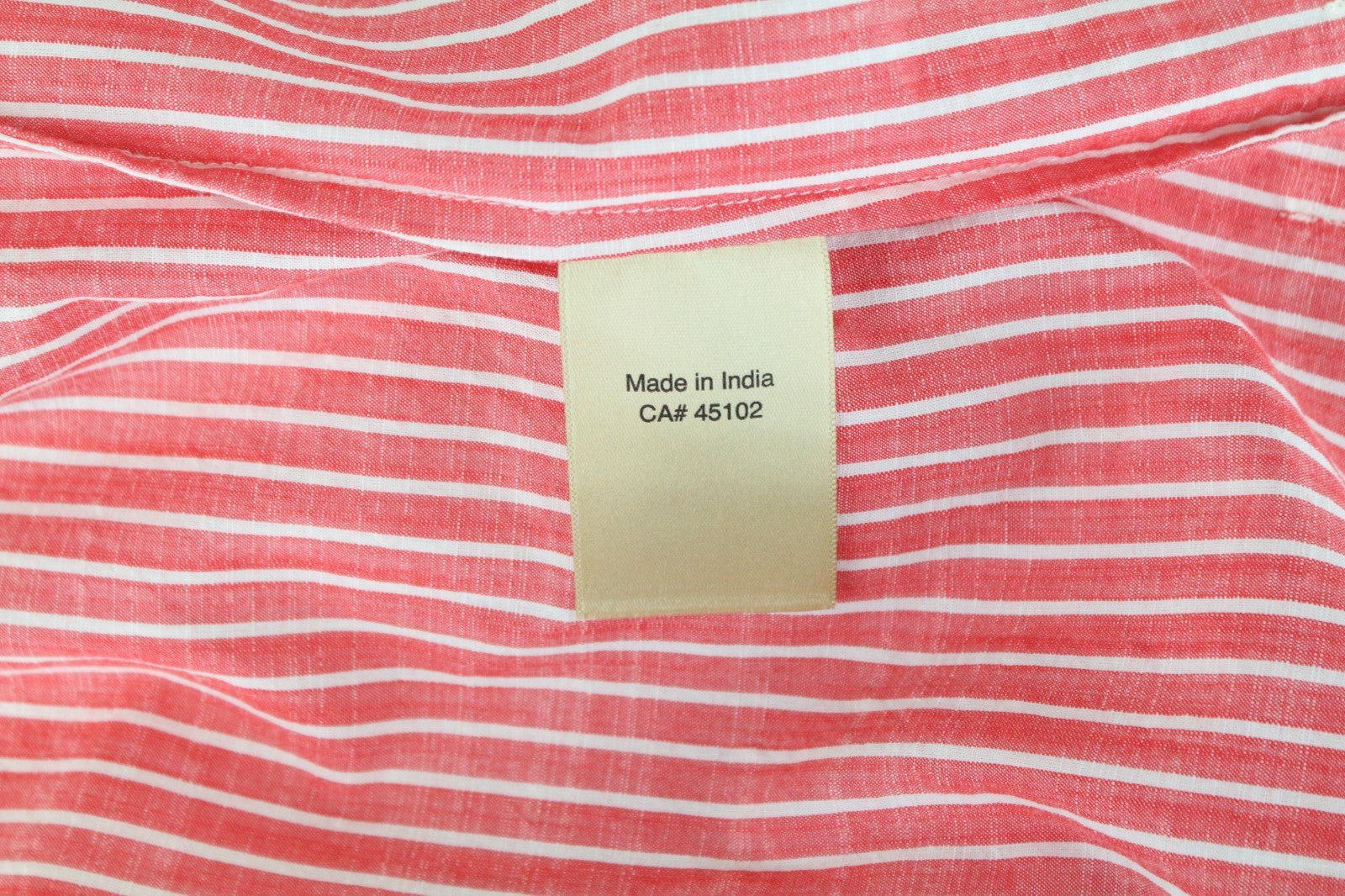 SCOTCH & SODA Ams Blauw Men Shirt M Red Striped Long Sleeved Button-Up
