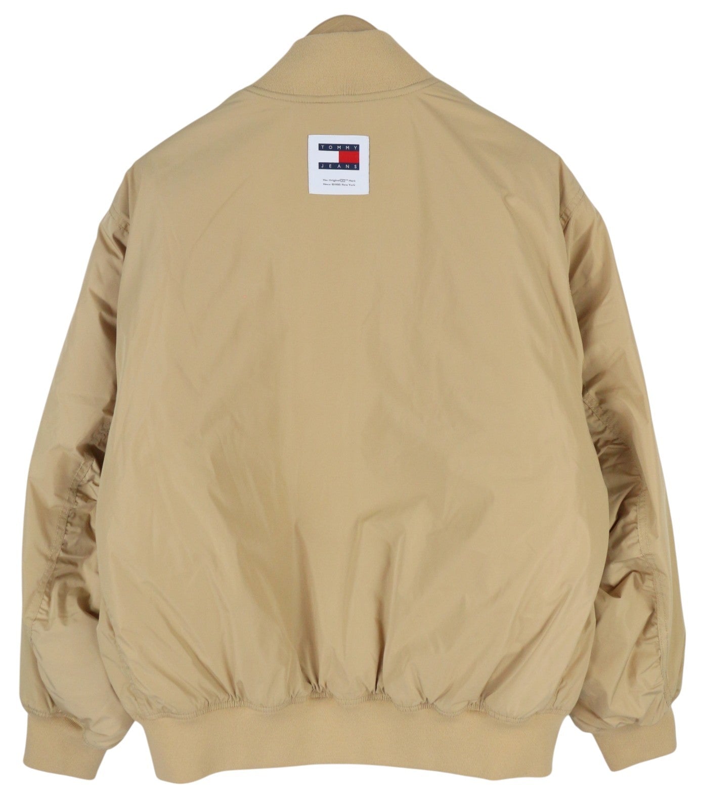 TOMMY HILFIGER Tjm Classics Bomber Men Jacket S Beige Padded Full Zip RRP209