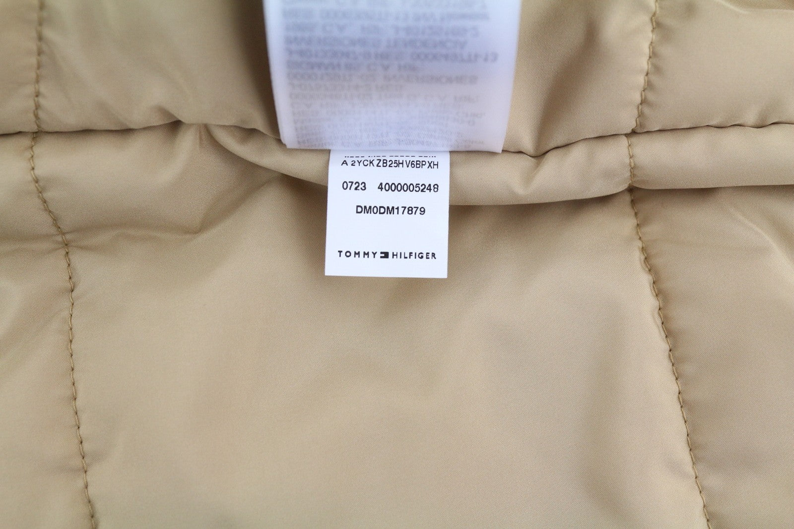TOMMY HILFIGER Tjm Classics Bomber Men Jacket S Beige Padded Full Zip RRP209
