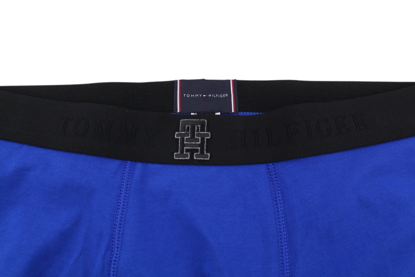 TOMMY HILFIGER Men Underwear S Blue Trunk Print & Sock Set Boxers Embroidered