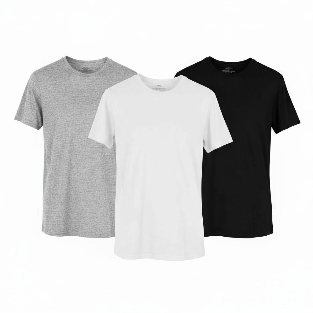 CALVIN KLEIN Men T-Shirt XL Short Sleeve Tricot Classic Fit Underwear 3 Pack