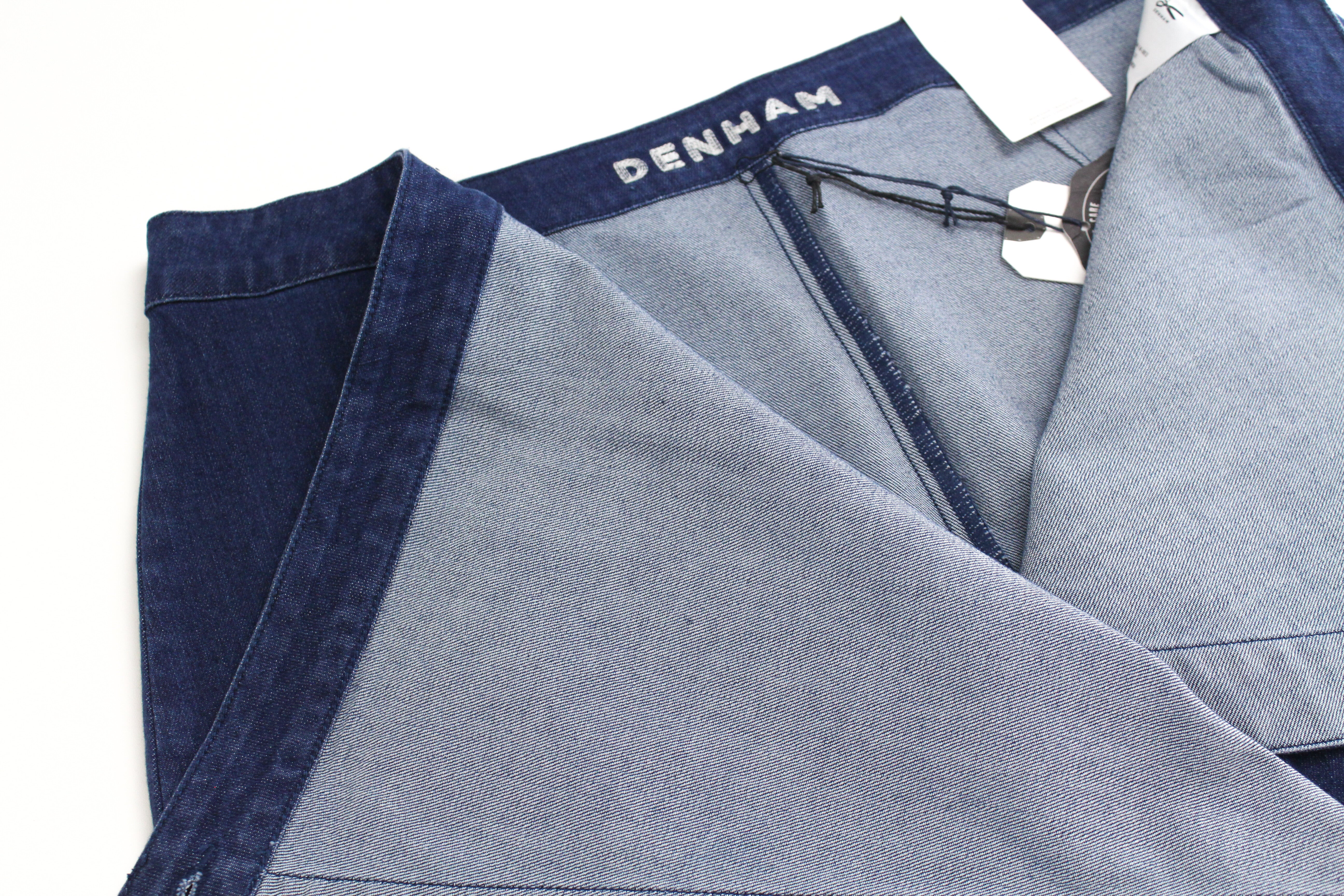 DENHAM Salinas Skirt 31 Blue Stretch    Womens Short Style