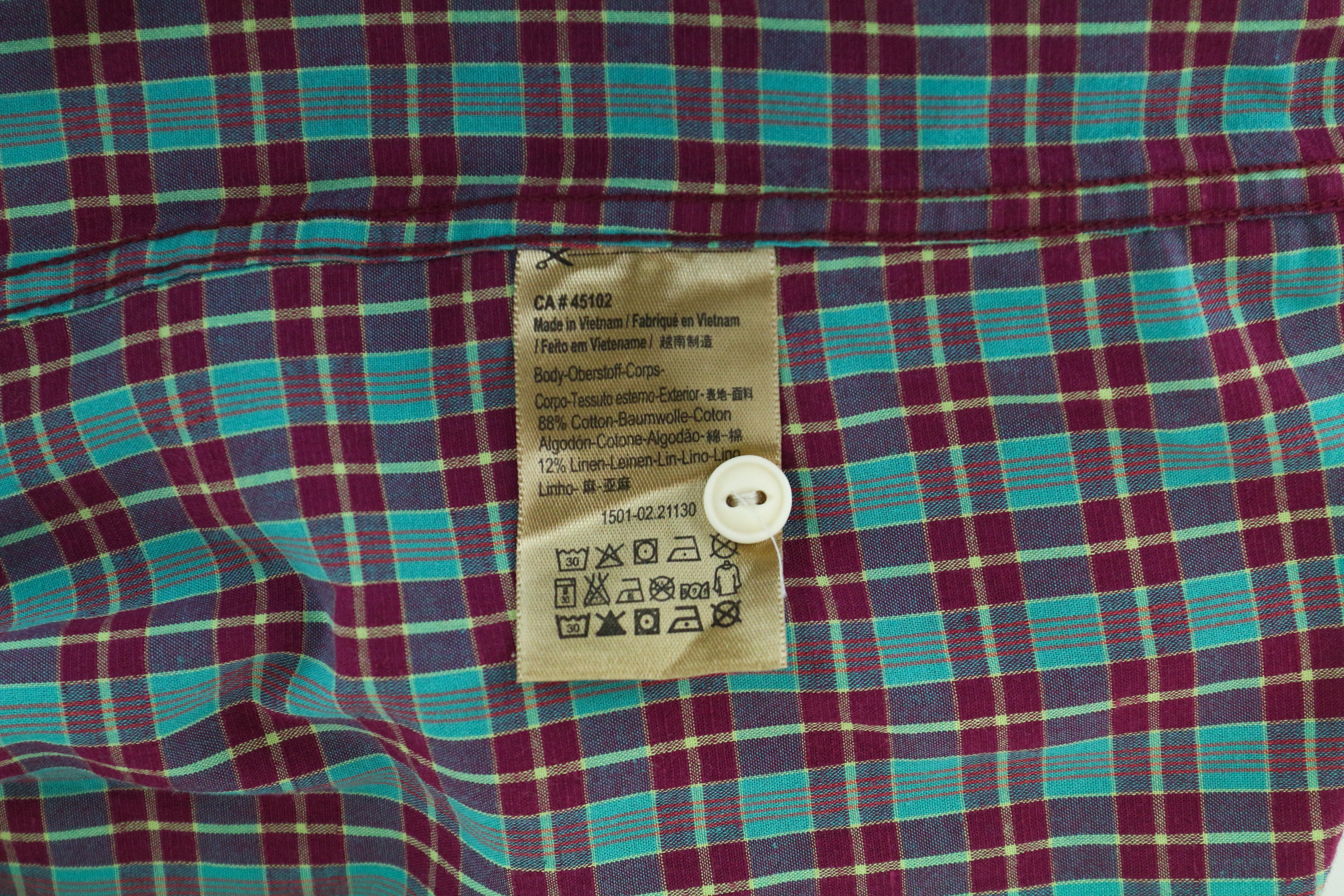 SCOTCH &amp; SODA Ams Couture vyriški marškiniai, mėlyni, medvilniniai, lininiai, trumpomis rankovėmis, S dydžio 