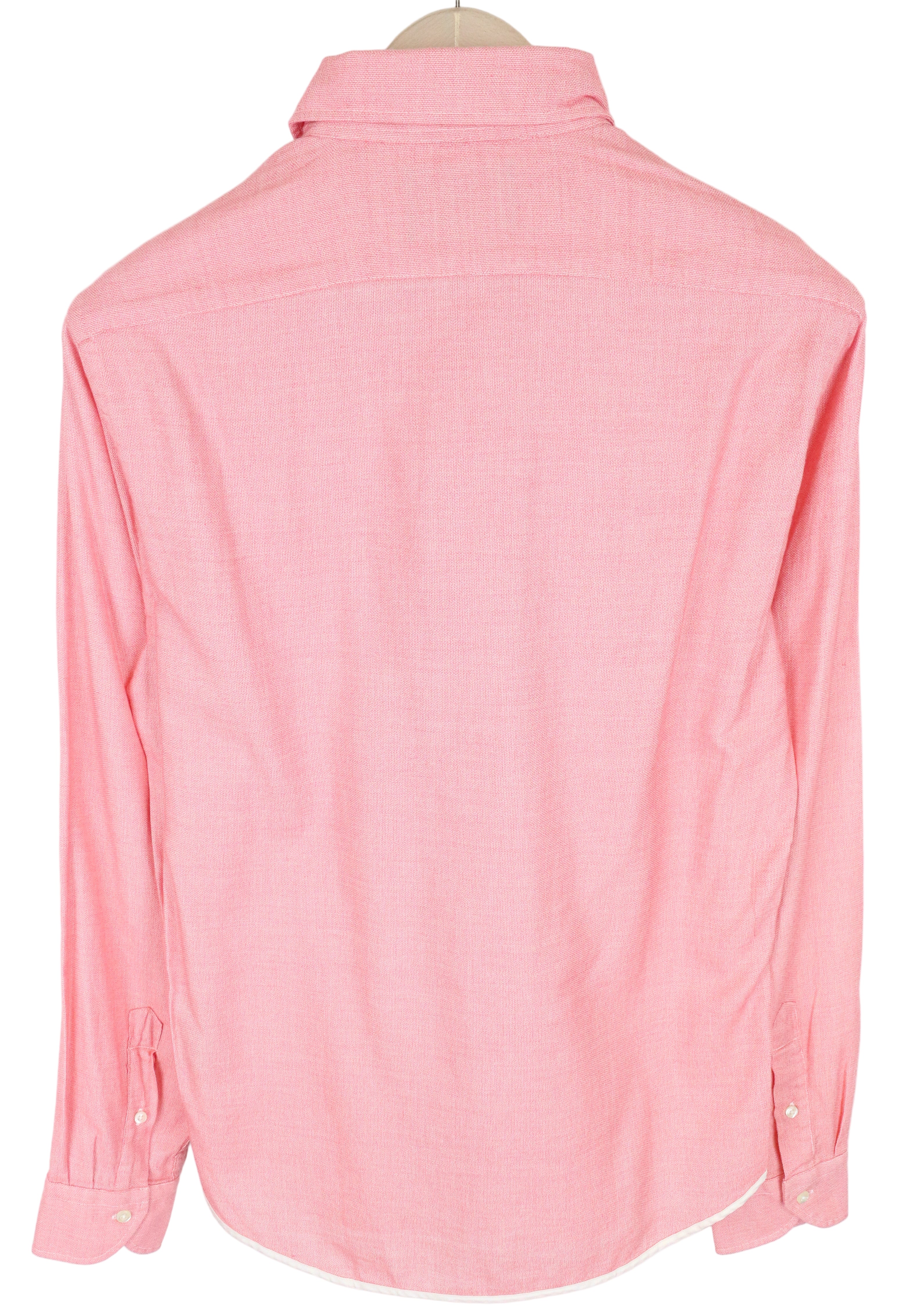 SCOTCH &amp; SODA Ams Couture vyriški marškinėliai S dydžio rožiniai medvilniniai marškinėliai su iškirpte apykakle 