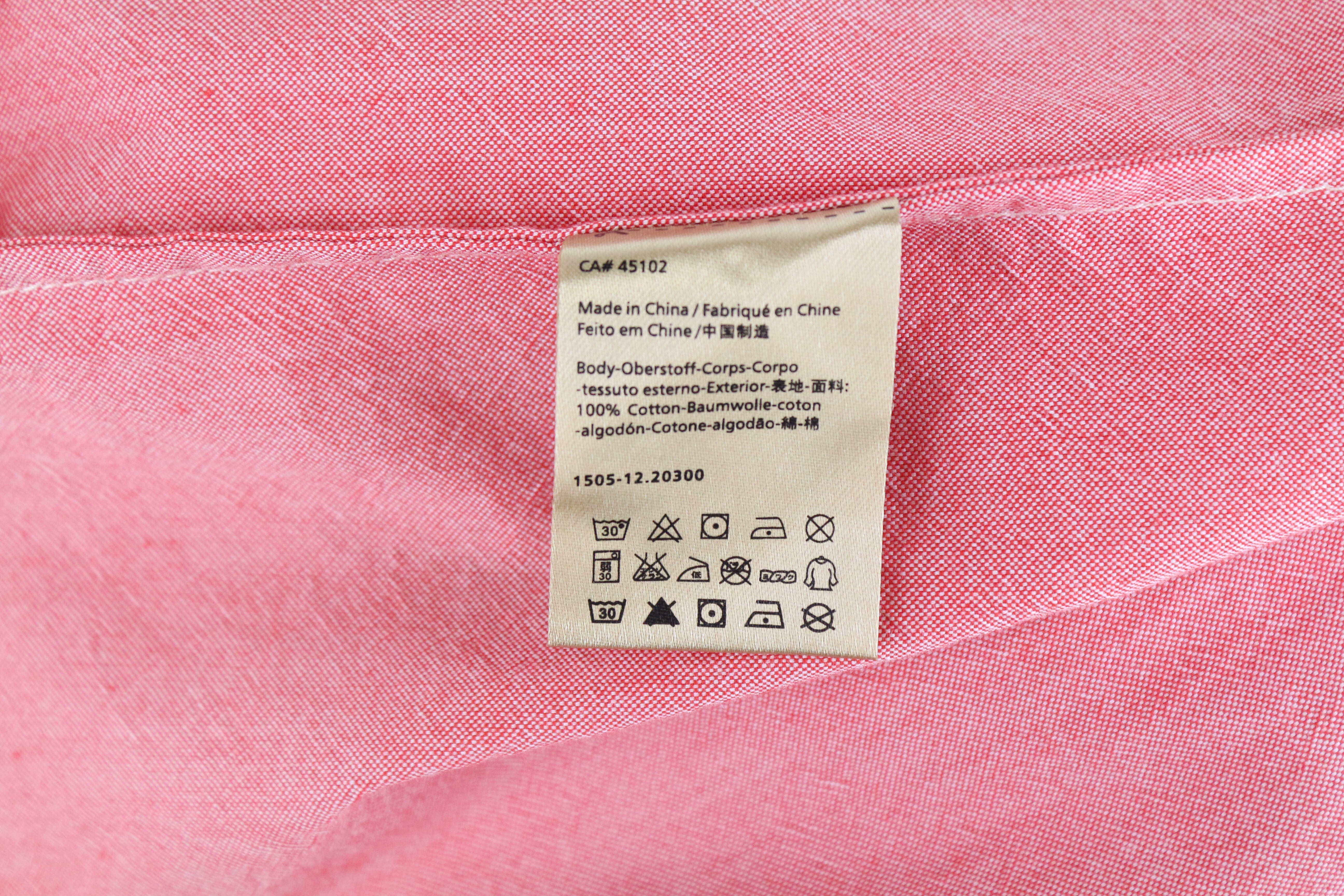 SCOTCH &amp; SODA „Ams Couture“ vyriški marškinėliai, XL dydžio, rožiniai, su sagomis, grynos medvilnės ilgomis rankovėmis 