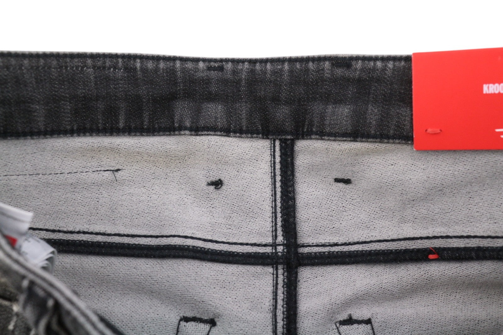 DIESEL Krooley Jogg 09F01 Men Jeans W28/L32 Black Whiskers Faded Slim RRP295