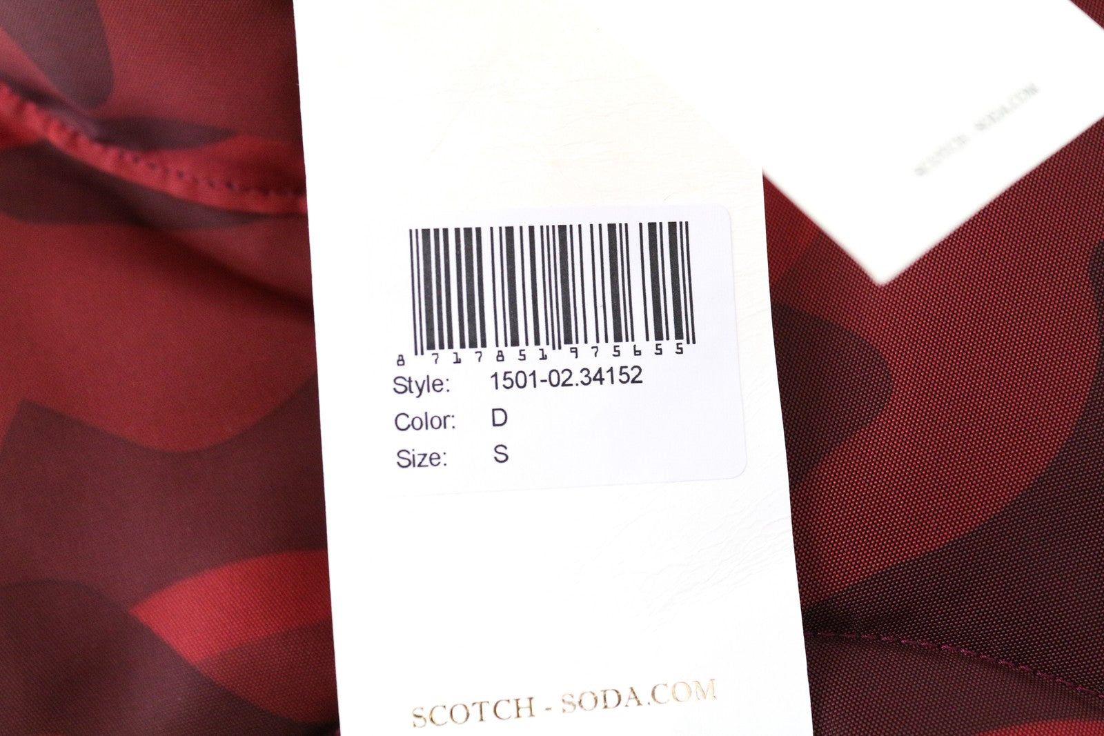 SCOTCH & SODA Men Vest S Camouflage Print Short Puffer Snap Buttons Reversible