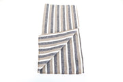 SUITSUPPLY Men Pocket Square 33 x 33 cm Striped Silk Cotton Blend Handkerchief