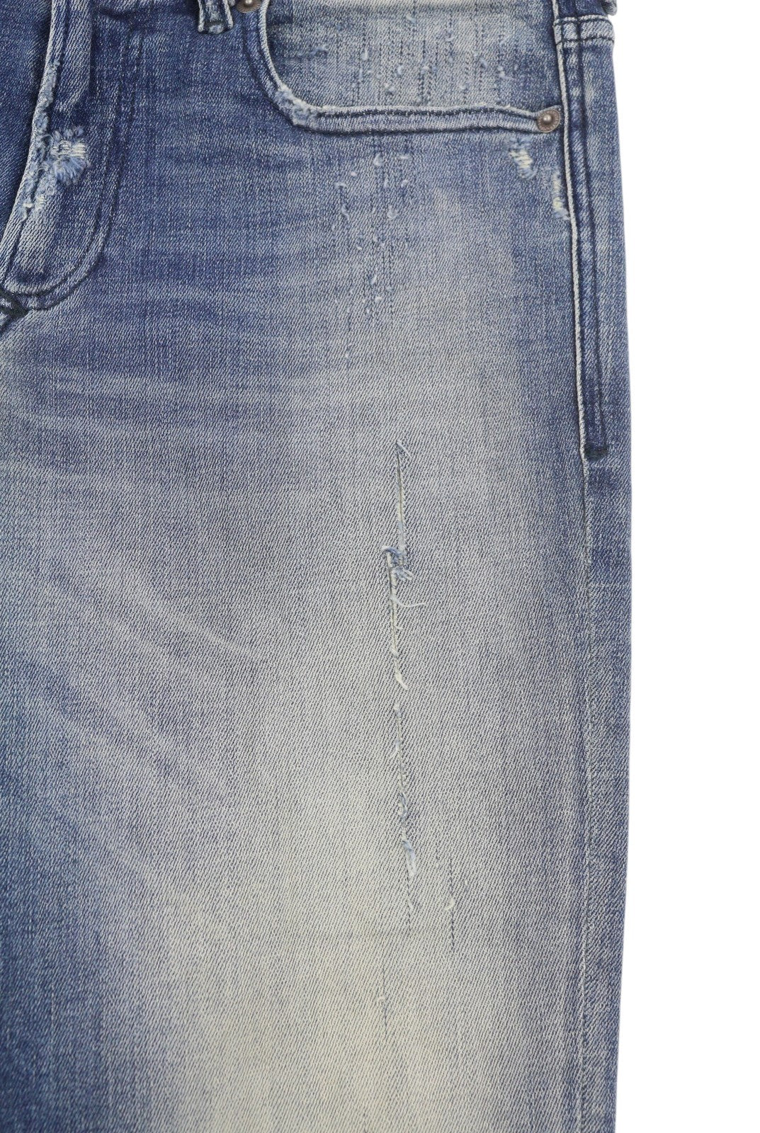 DIESEL 1979 Sleenker 09G87 Men Jeans W31/L34 Blue Faded Low Waist Skinny RRP295