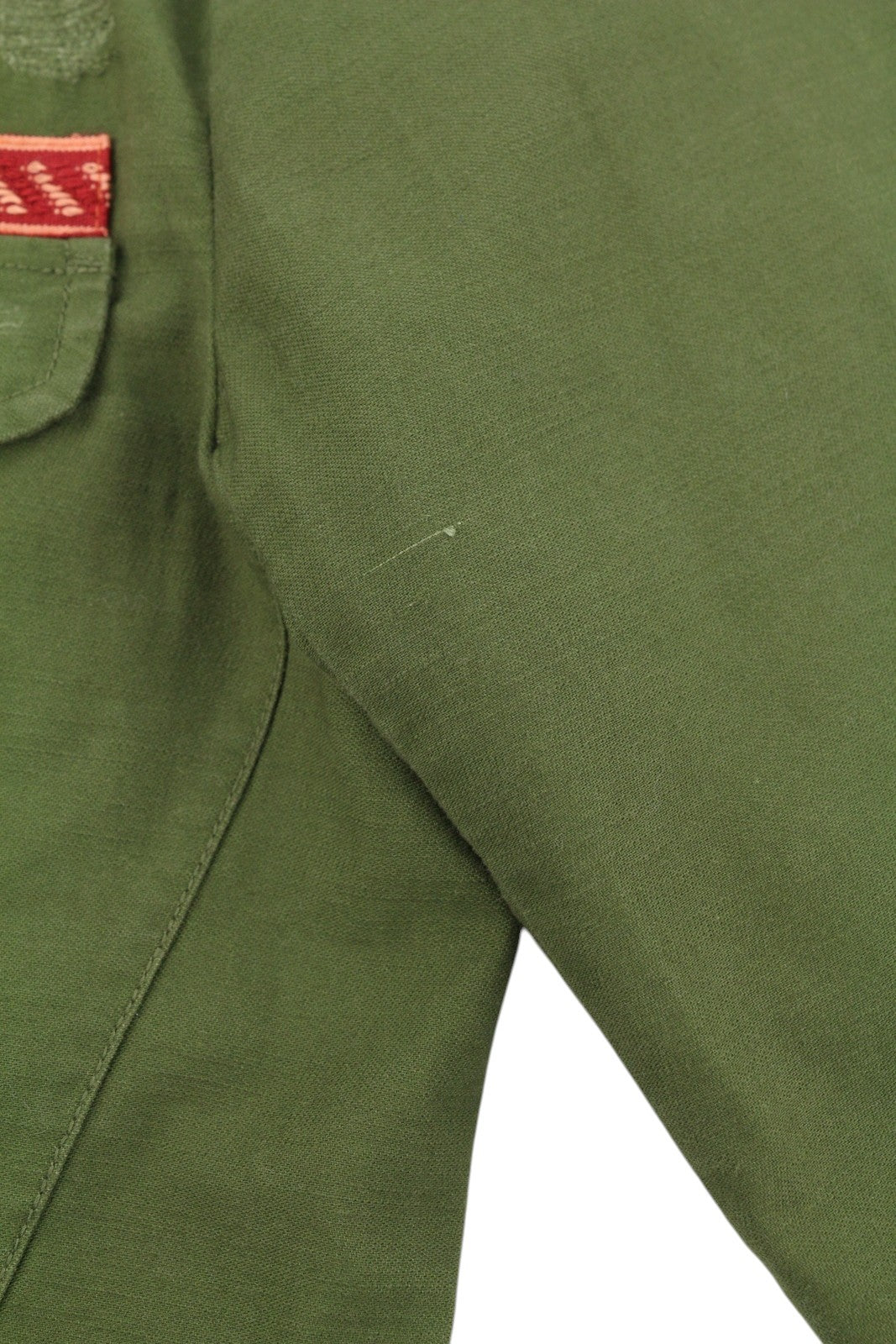 SCOTCH & SODA Men Jacket M Green Embroidered Button-Up Lightweight