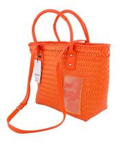 DESIGUAL Basket Braided Zaire Women Bag OS Orange Shopping Tote
