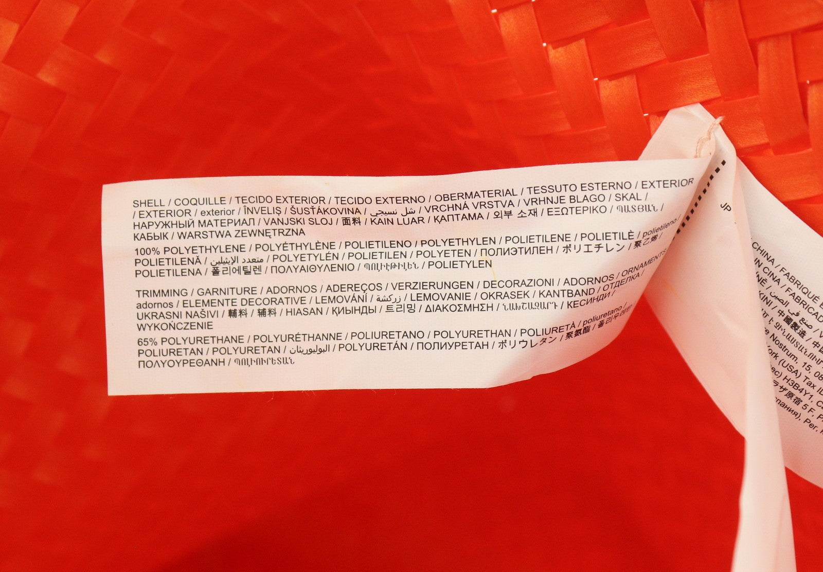 DESIGUAL Basket Braided Zaire Women Bag OS Orange Shopping Tote