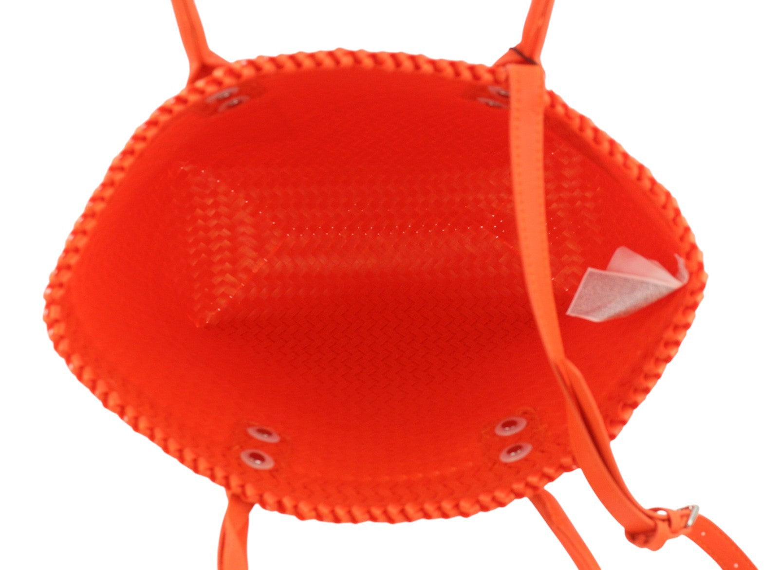 DESIGUAL Basket Braided Zaire Women Bag OS Orange Shopping Tote