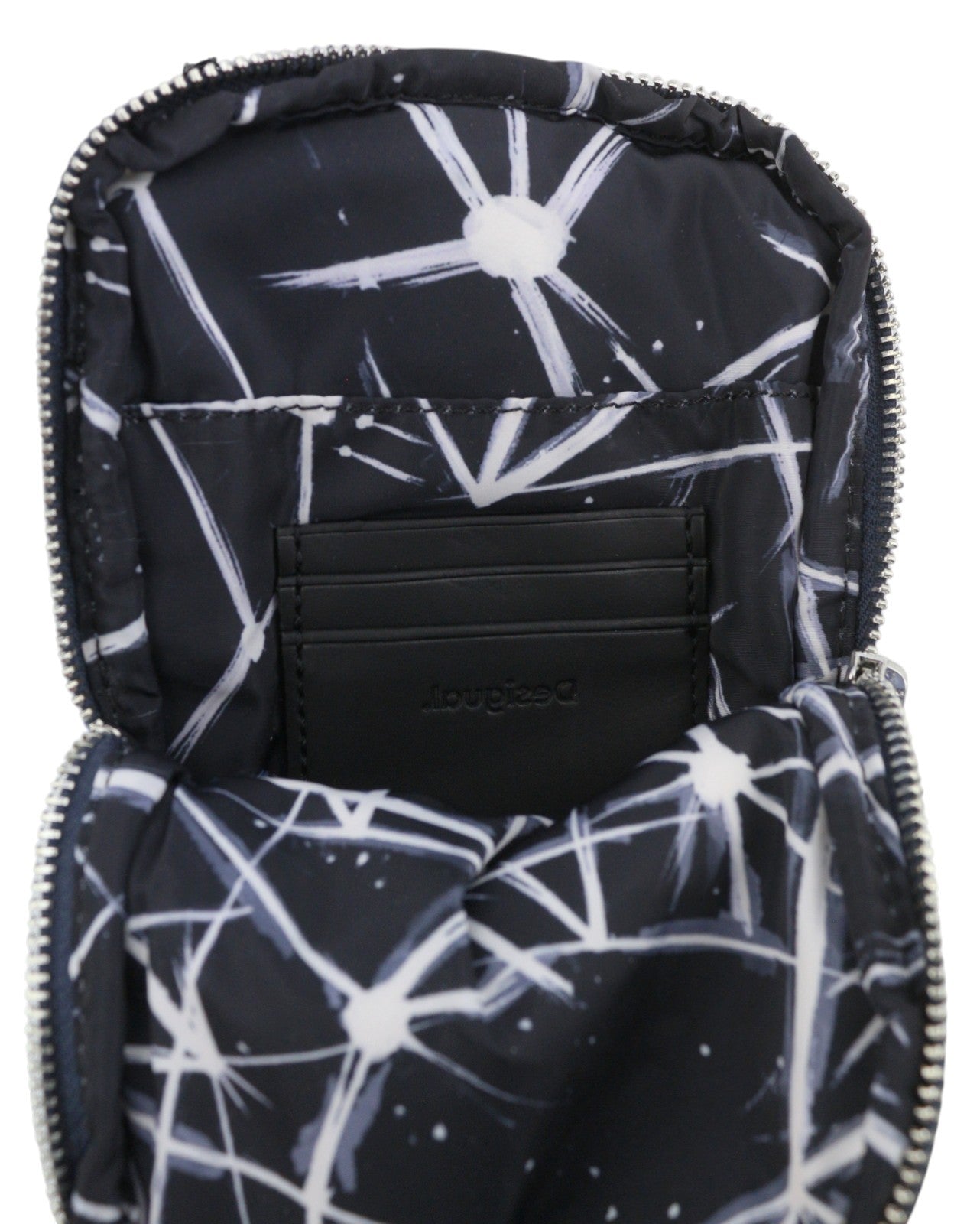 DESIGUAL Asterix Namibia Women Bag OS Blue Black Pattern Reversible Tote