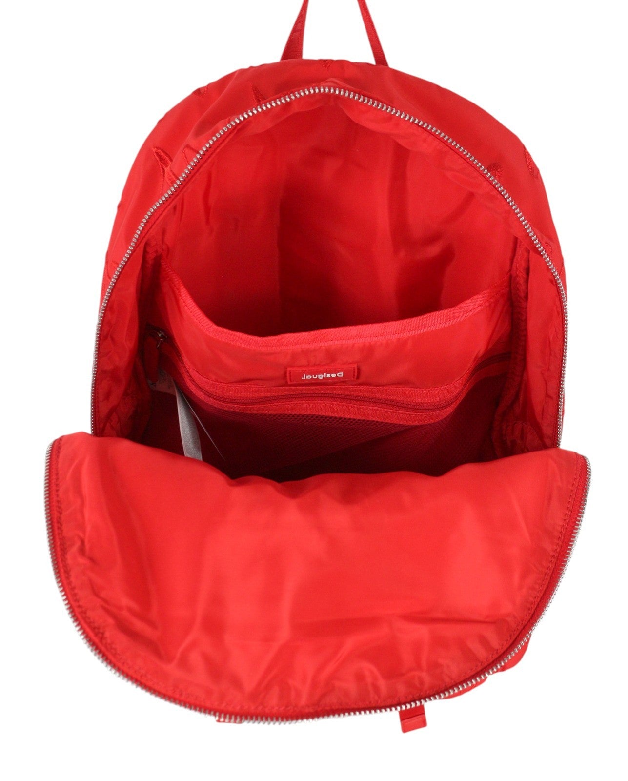 DESIGUAL Back B Bolis Mombasa Women Bag OS Red Embroidered Backpack