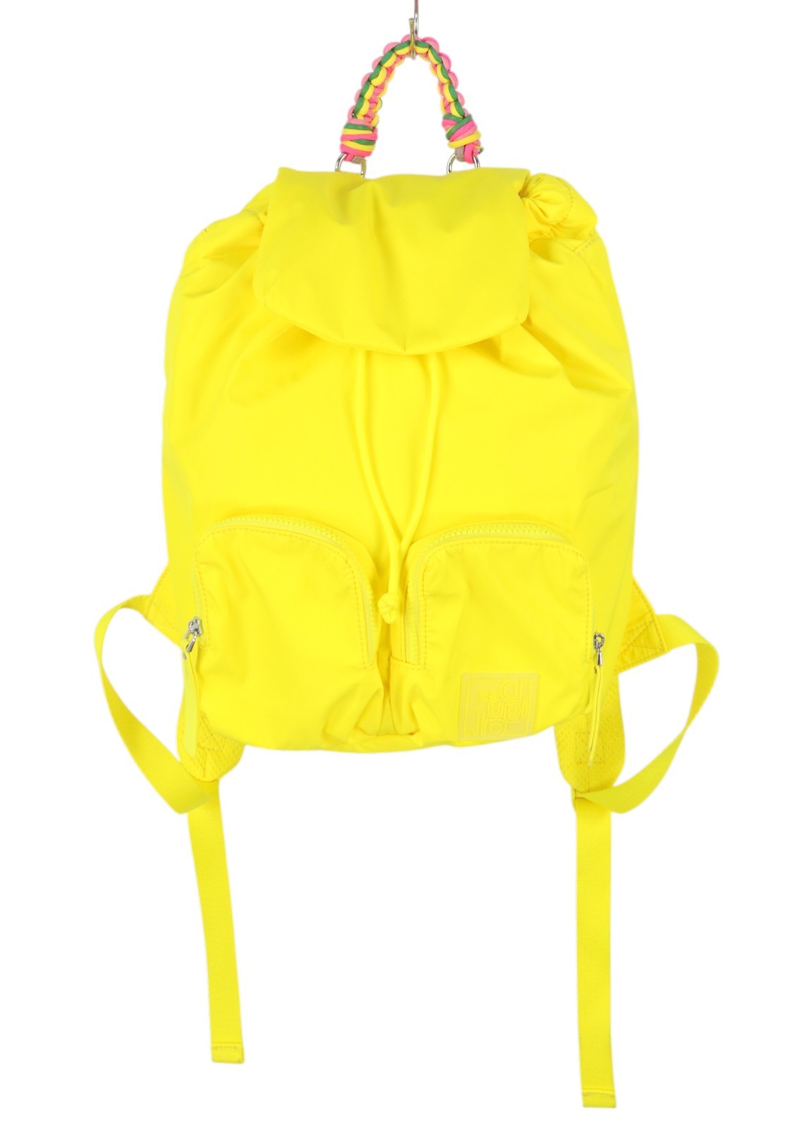 DESIGUAL Back Lolos Graz Women Bag OS Neon Yellow Drawstring Backpack