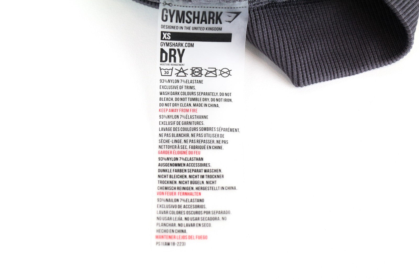 GYMSHARK Energy Women Sport Bra XS Slate Lavender Supportive Stretchy Workout