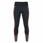 SWEATY BETTY Women Sport Leggings S High Waisted Cropped Black Pink Detail