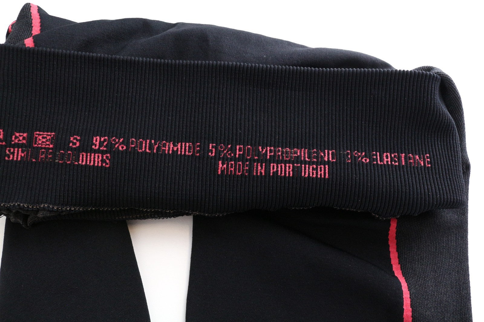 SWEATY BETTY Women Sport Leggings S High Waisted Cropped Black Pink Detail