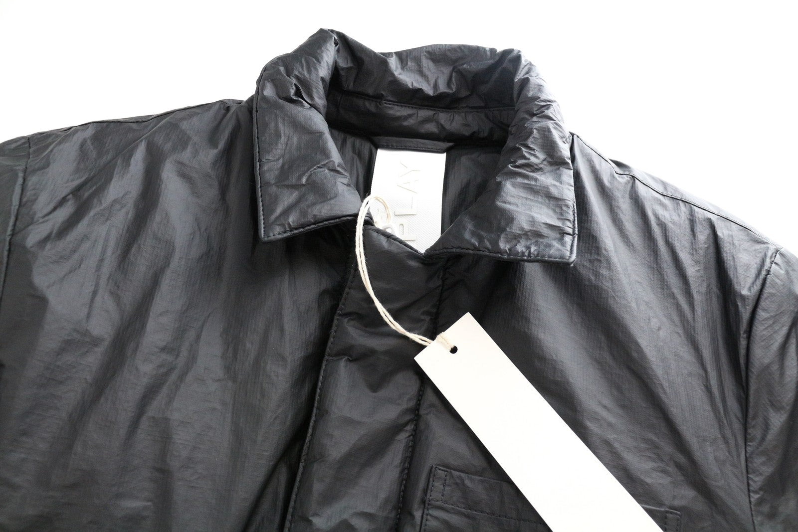 REPLAY Men Jacket S Black Lined Single-Breasted Zipped Back Logo Long Sleeved