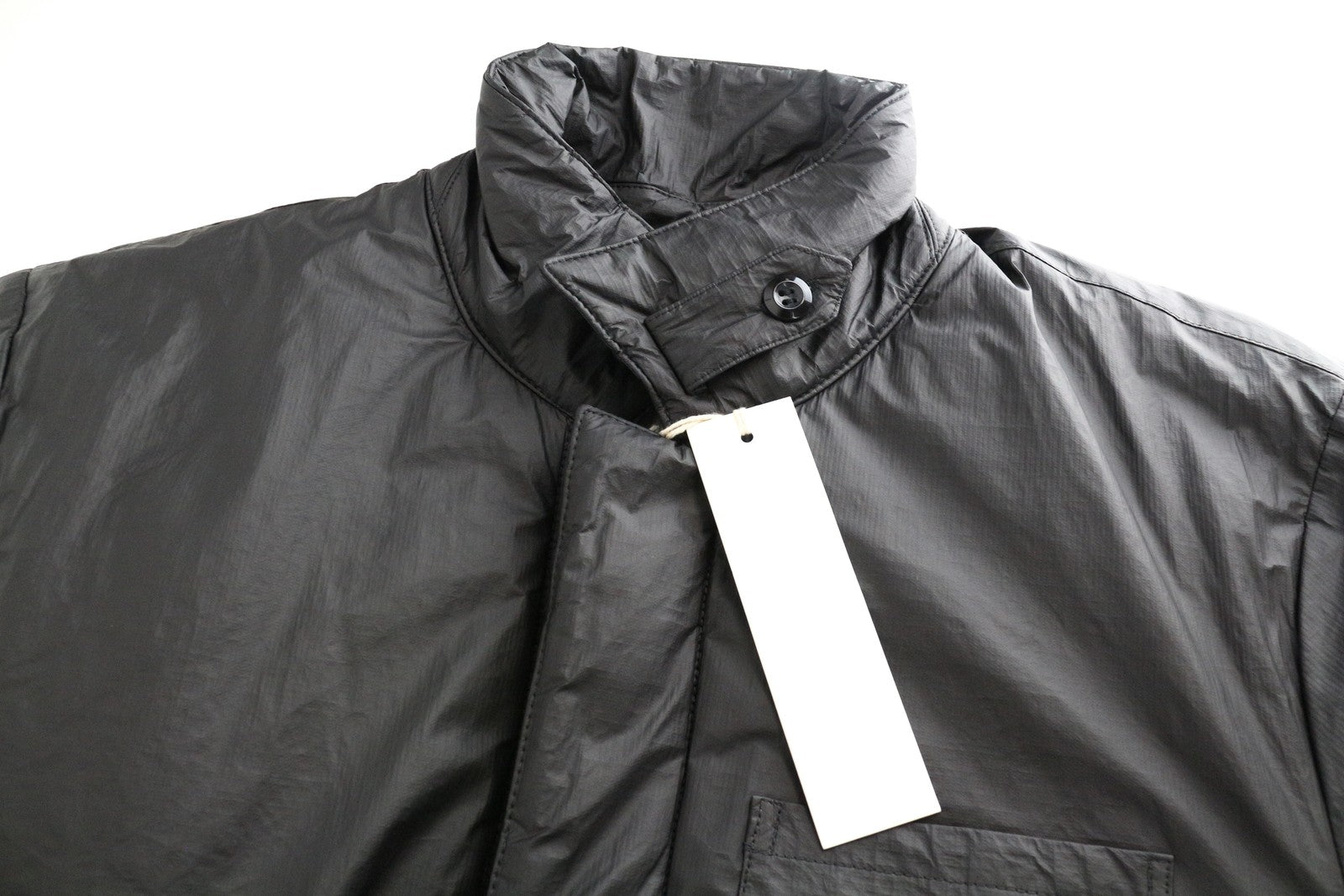 REPLAY Men Jacket XL Black Lined Single-Breasted Zip Back Logo Long Sleeved