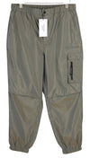 Grey Polyester Trousers