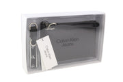 CALVIN KLEIN Make-Up + D-Ring Keyfob Men Bag OS Black Coated Logo Unisex