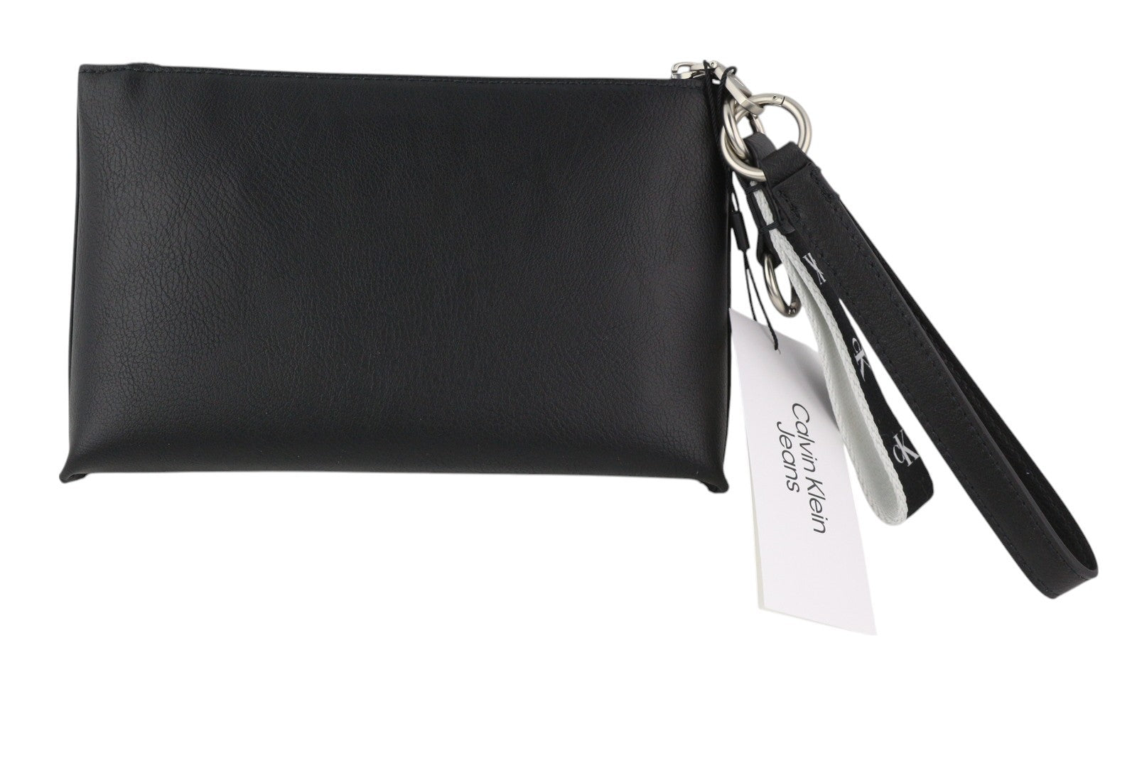 CALVIN KLEIN Make-Up + D-Ring Keyfob Men Bag OS Black Coated Logo Unisex